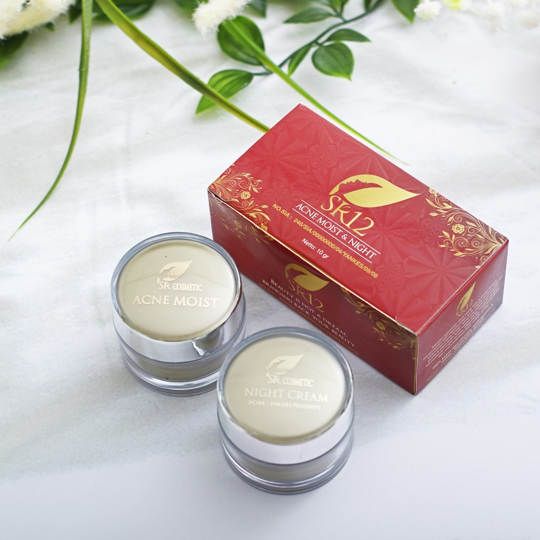 Acne Moist & Acne Night Cream SR12